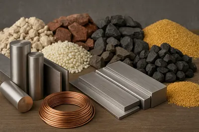 Raw materials & processed raw materials
